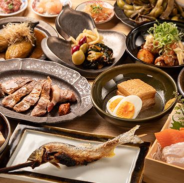 ■3H飲み放題付『店長おすすめ宴会コース』握り寿司に炉端焼や舟盛鮮魚〈全9品〉6000円→5000円