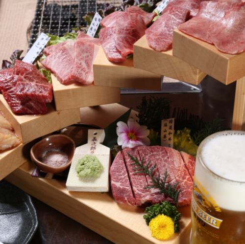 일본 쇠고기 스시 계단 모듬 각 1관