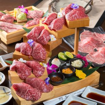 Carefully selected Japanese beef sushi staircase course 8,800 yen → 6,600 yen (tax included)