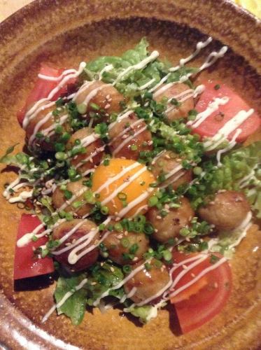 Special Tsukune Salad