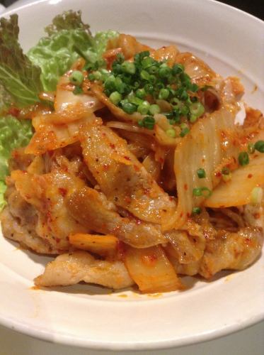Stir-fried Pork Kimchi Butter