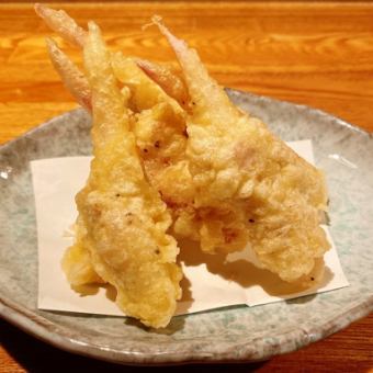 久能産　葉しょうがの豚肉巻き天ぷら