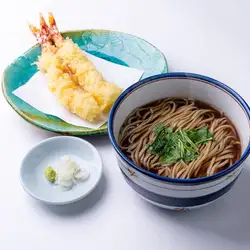 海老天かけのお蕎麦