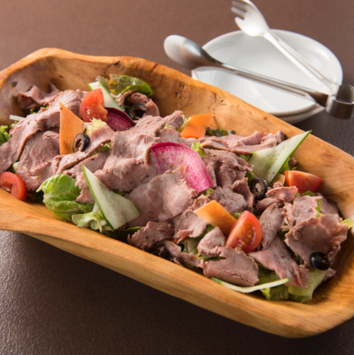 Aburi lean meat salad