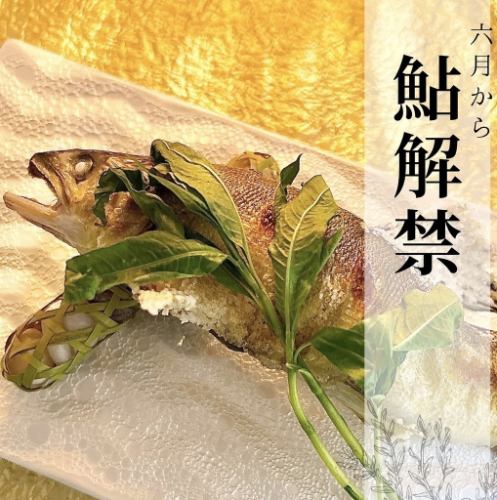 【四万十川の恵み】鮎の塩焼き