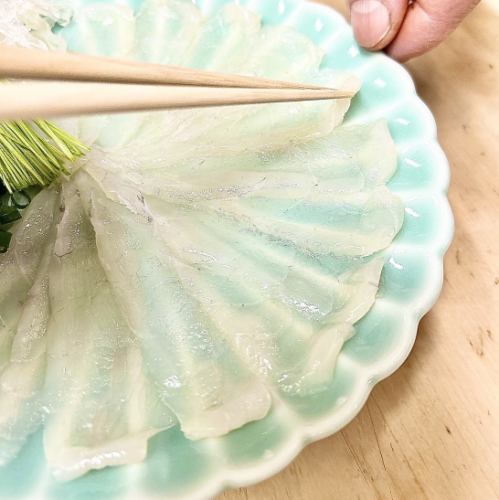 Two generations of the family have received the President's Award.The ultimate fugu sashimi, considered a work of art