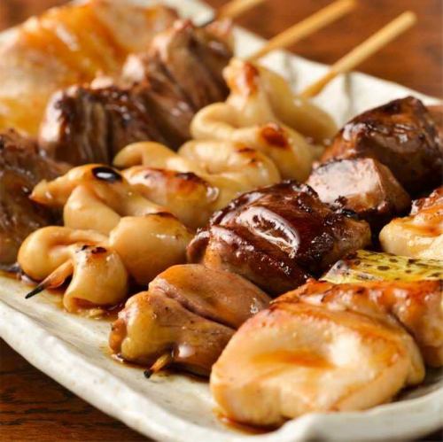 Assorted skewers (5 skewers)