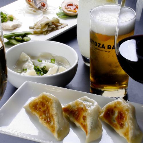 [After-party] Our specialty gyoza with assorted appetizers! 120 minutes all-you-can-drink 2,000 yen (tax included)