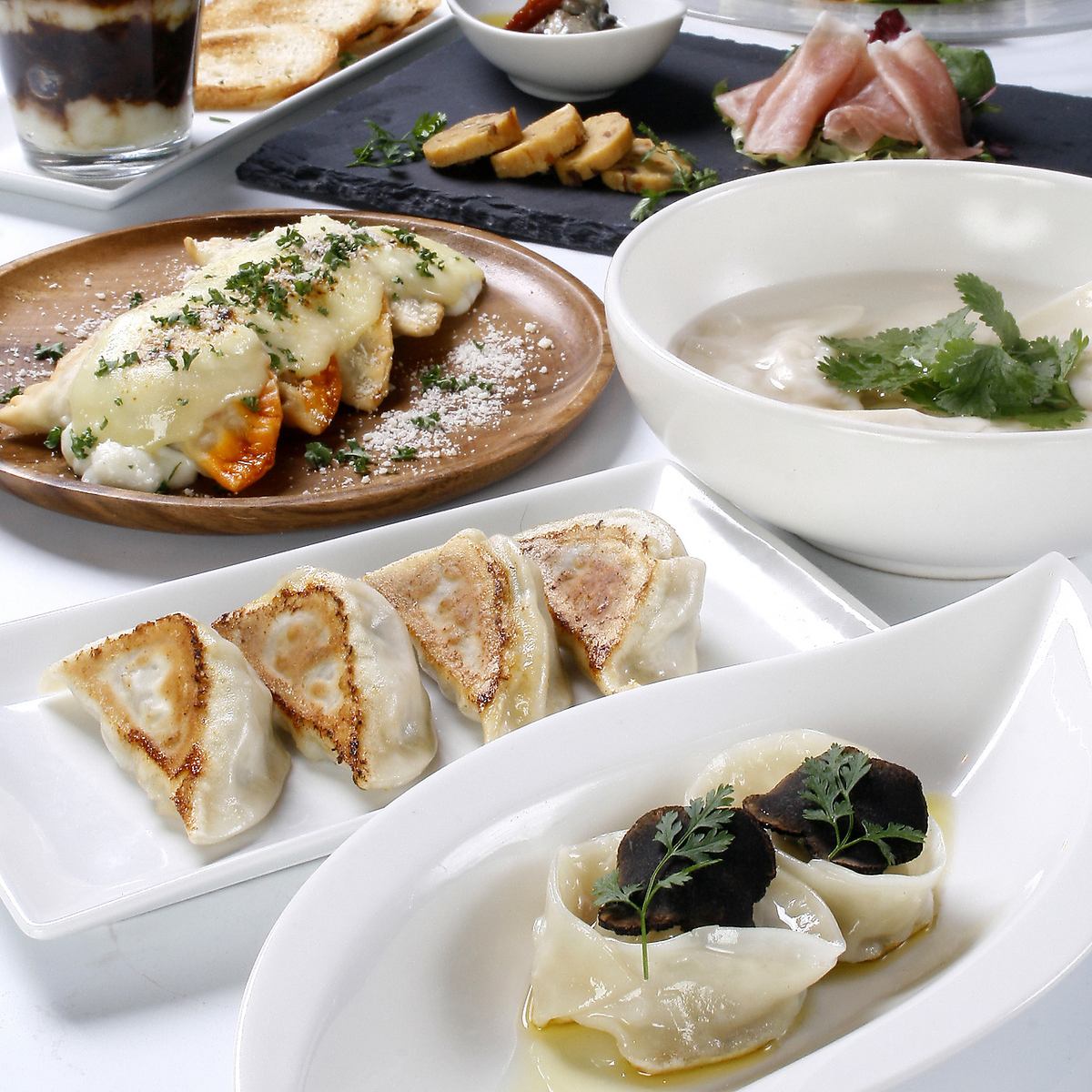 餃子料理及生啤酒無限暢飲 4,000 日圓起