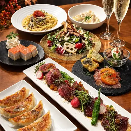 9月~11月【GYOZABAR SPECIAL秋コース】料理7品120分飲み放題付き4,000円