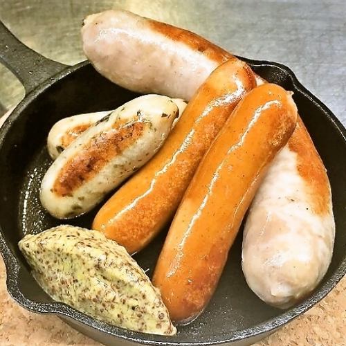 grilled sausage platter