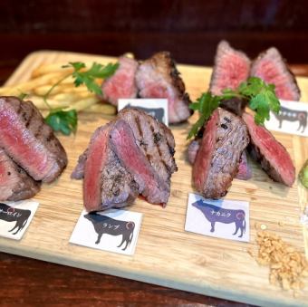 尾崎牛5種盛り