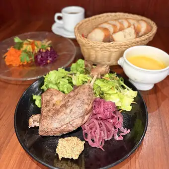 【土日祝ランチ】骨付き鴨モモ肉のコンフィプラン