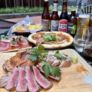 【土日祝ランチ★テラス限定】BEER TERRACE ビアテラスセット~2時間飲み放題付き~