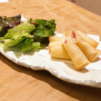 モッツァレラのチーズ春巻