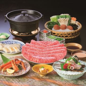 11/13～12/31まで≪忘年会≫しゃぶしゃぶコース～諏訪～【和牛霜降肉】全8品・7150円