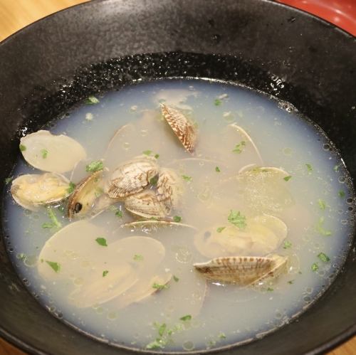 あさりの酒蒸しバター