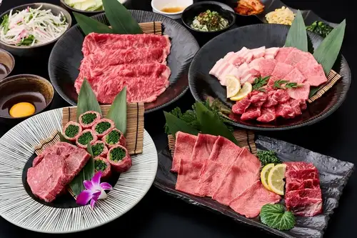 【極焼肉コース】最高級部位の厳選牛ヒレ肉やスギモト自慢の４大名物を心ゆくまで堪能する全14品