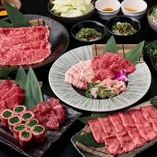 【歓迎送別会に◎】金山厳選焼肉コース　　売れ筋メニュー厳選！7000円120分飲放付