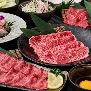 スギモト焼肉コース　名物の焼きすきに加え王道メニューを堪能！4500円※お料理のみ