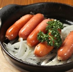 ポークウインナーの鉄板焼き