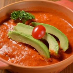 エビとアボカドのタルタル