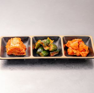 Assorted kimuchi