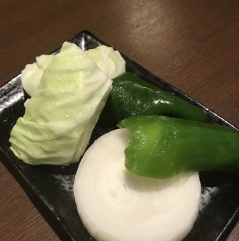 什錦捲心菜/青椒/洋蔥