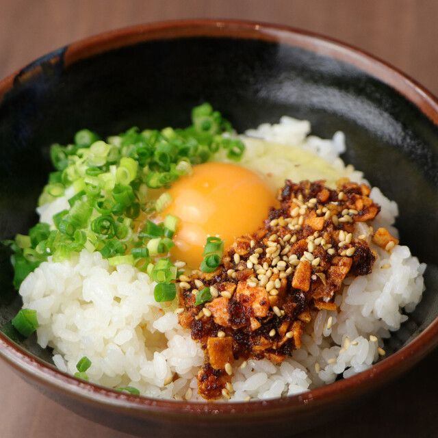 サクサク醤油のTKG