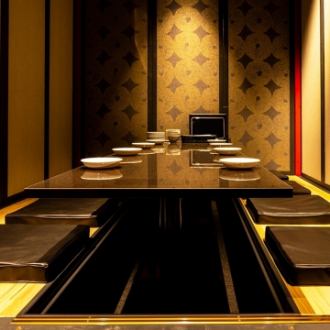 [For 5 to 9 people] We have plenty of sunken kotatsu seating.Great for dates, parties, birthdays, and other special events.