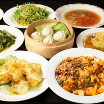 {August to October} [2 hours all-you-can-drink] Xiaolongbao, fried shrimp with mayonnaise, Tianjin rice, almond pudding, etc. [Ladies' course]