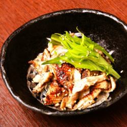 Chicken skin ponzu