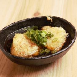 Deep-fried rice balls