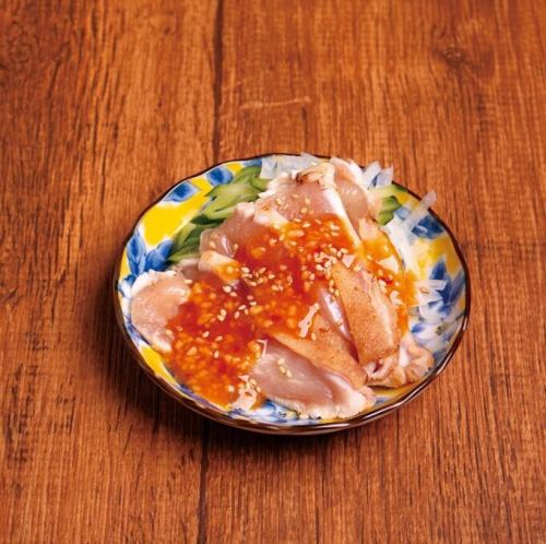 매운 마늘 지람 닭