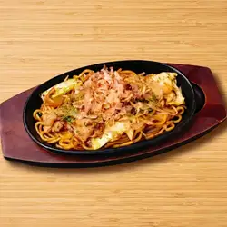 昔ながらの焼きそば大盛