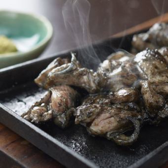 大山鶏もも焼き（塩／タレ）味噌キャベツ付き