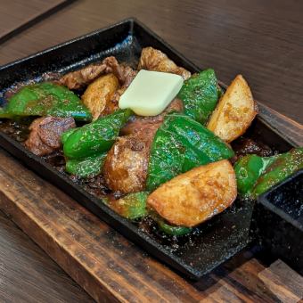 牛ハラミステーキ　ゴロゴロ野菜