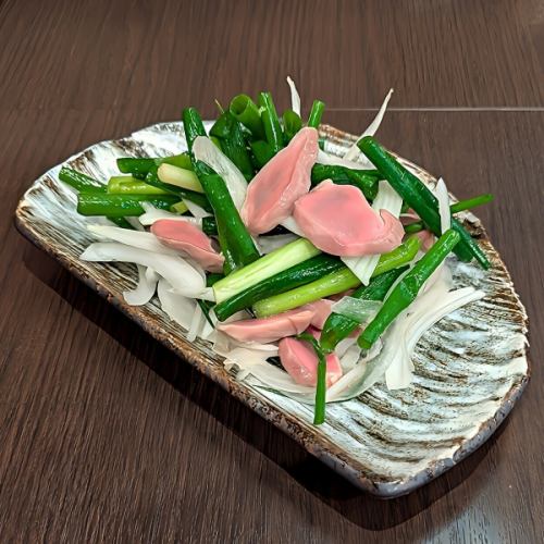 砂肝ネギまみれ