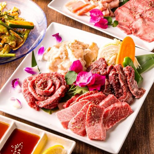 【HAKURI高级牛肉】严选食材的特别菜单！
