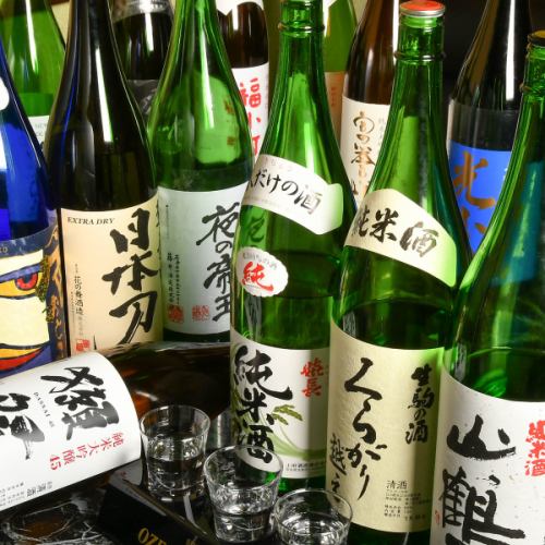 A variety of sake that buys the voice of customers every day ◎