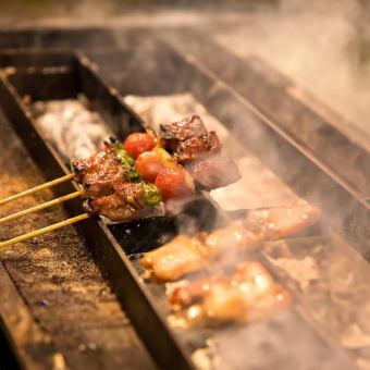 【昼限定の贅沢】「平日12時~17時／土日14時~」朝締め筑波鶏×旬の逸品◆《飲み放題/3,800円》