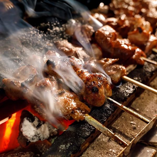 ★朝締め筑波鶏の絶品焼き鳥！◎新鮮料理♪飲み放題で宴会を！