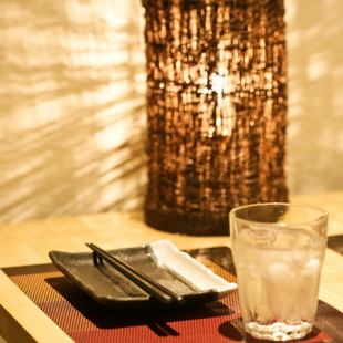 A private room with a mature atmosphere that gives you a sense of Japanese taste can be used by two or more people! It's perfect not only for drinking parties and banquets, but also for celebrating birthdays, anniversaries, entertaining your loved ones, and more. It's a private room!