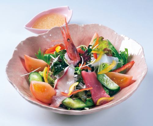 Seafood treat salad