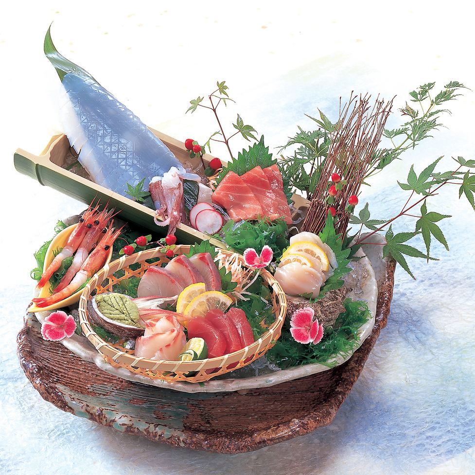 Use fresh seafood ingredients ♪ Please enjoy our proud Funamori