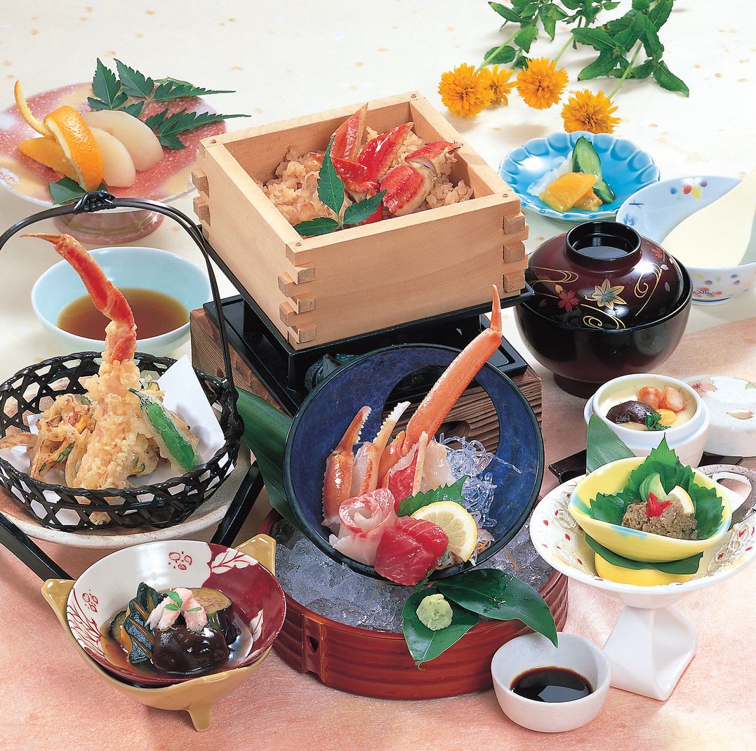 Enjoy a luxurious lunch ★ Crab meal 3,800 yen