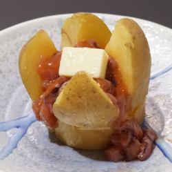 Kitaakari potato butter and salted squid