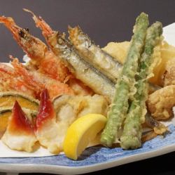 Assorted Hokkaido tempura