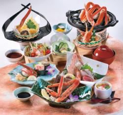 Steamed crab with local sake