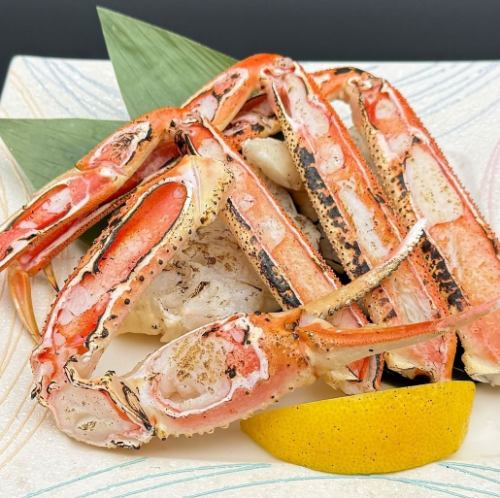 かにの炙り焼き